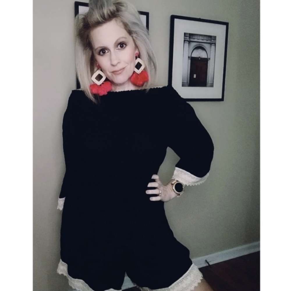 Off The Shoulder Romper/Shorts